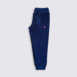 Heavy Brushed Cotton Logo Embroidery Jogger Sweatpants