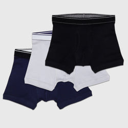 Boys Plain 3-piece Boxer Briefs Set