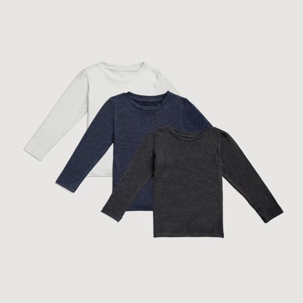 Lyocell Blend 3-Piece Thermal Under Shirts Set