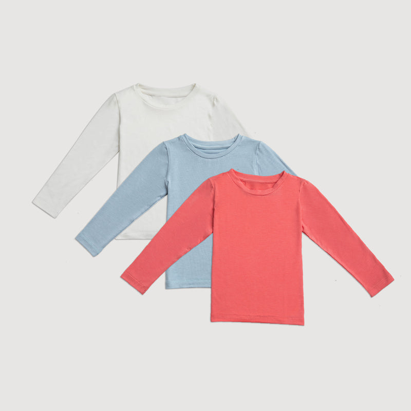 Lyocell Blend 3-Piece Thermal Under Shirts Set