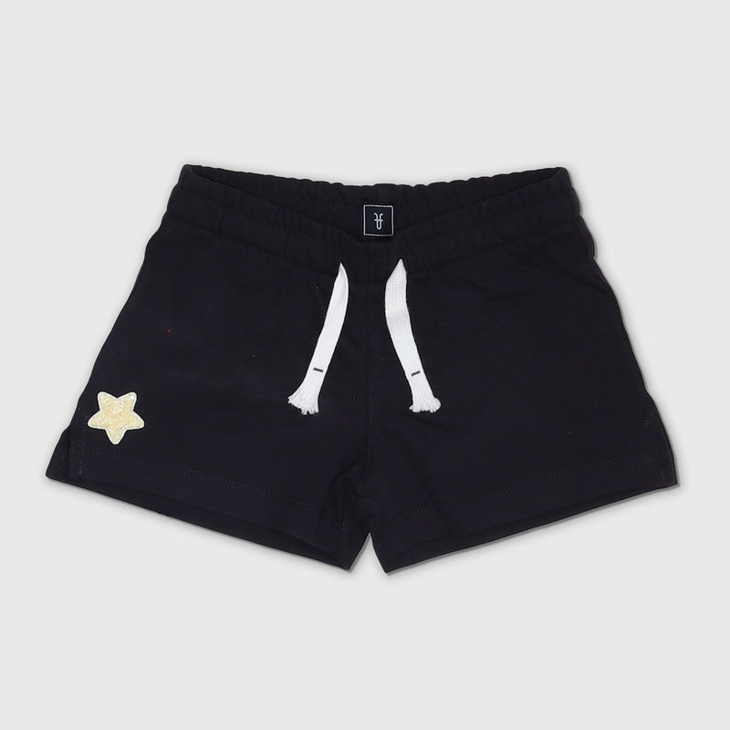 Cotton Terry Star-Badge Shorts